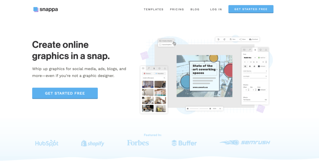 snappa home page